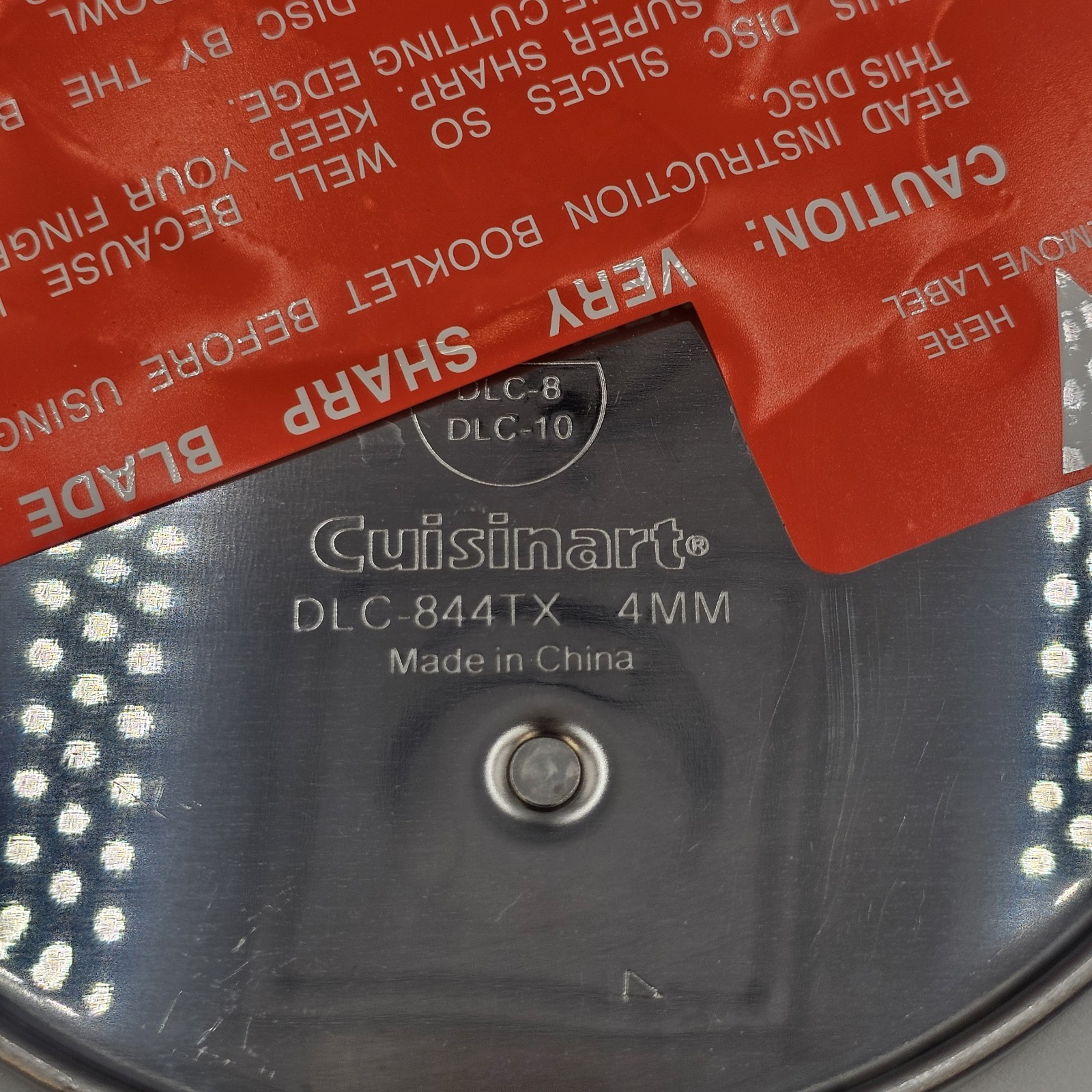 Cuisinart Food Processor Discs & Stem Lot DLC-837TX DLC-844TX DLC-139ATX OEM