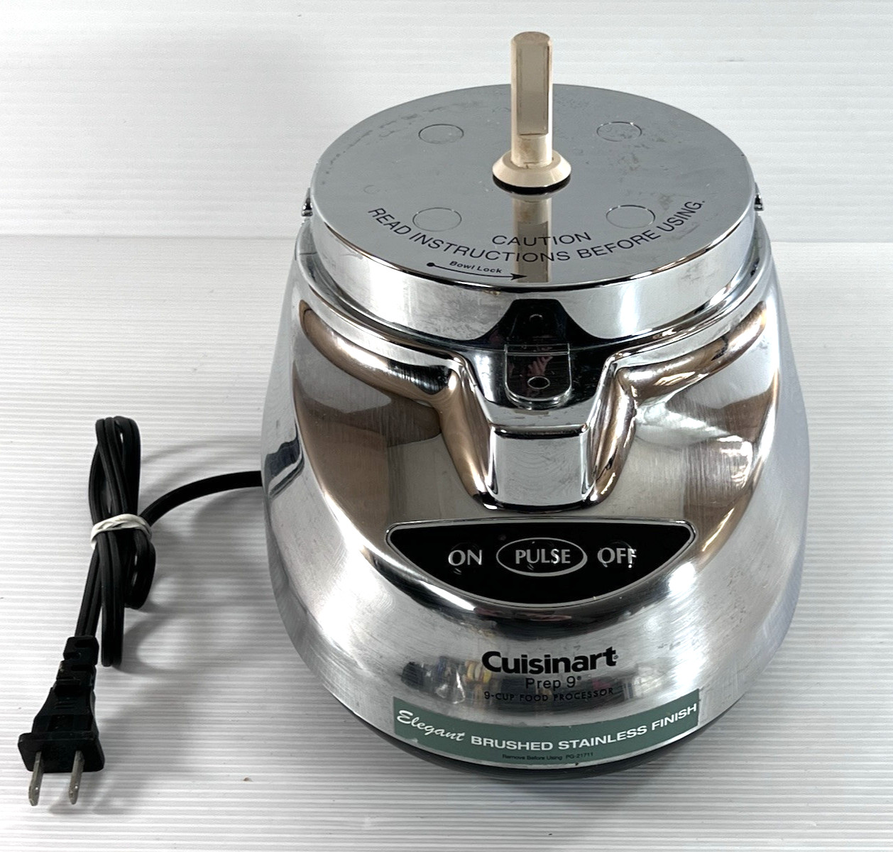 Cuisinart Prep 9 DLC-2009 CHB 9 Cup Food Processor Replacement Motor Base WORKS