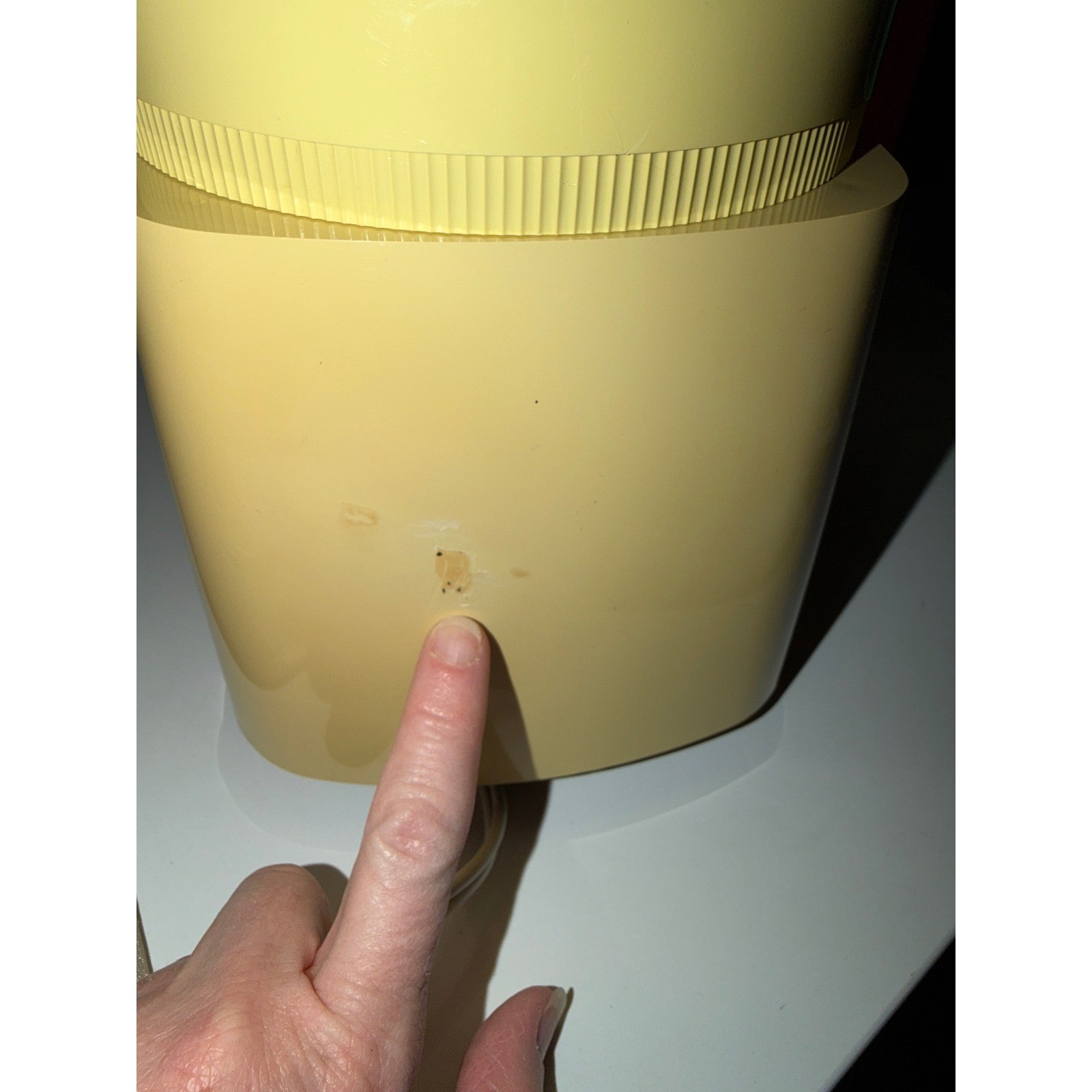 Vintage Oster FoodCrafter Slicer Shredder Salad Maker Yellow Harvest Gold 1970s