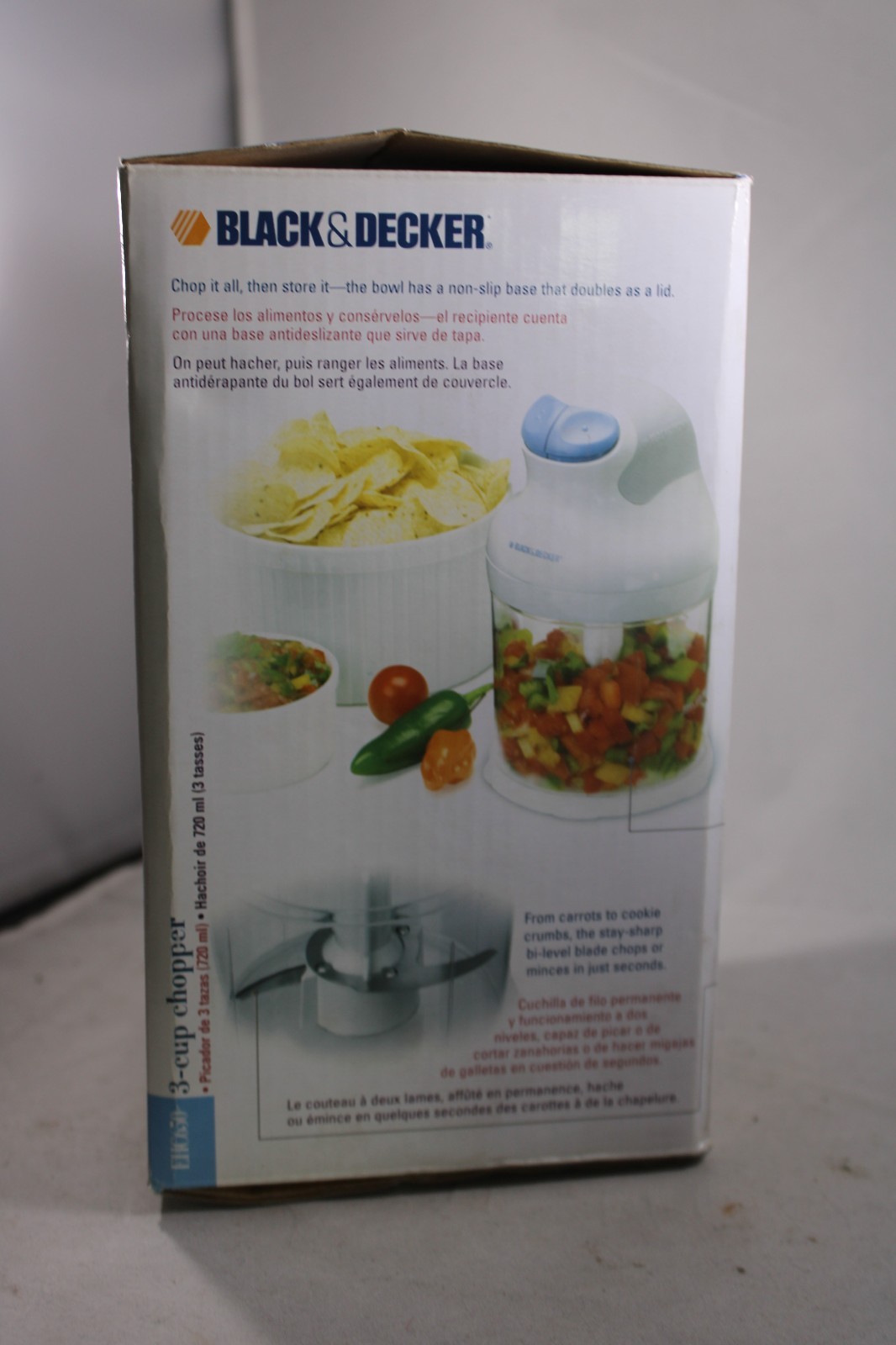 Black & Decker Ergo 3 Cup Deluxe Chopper Model #EHC650