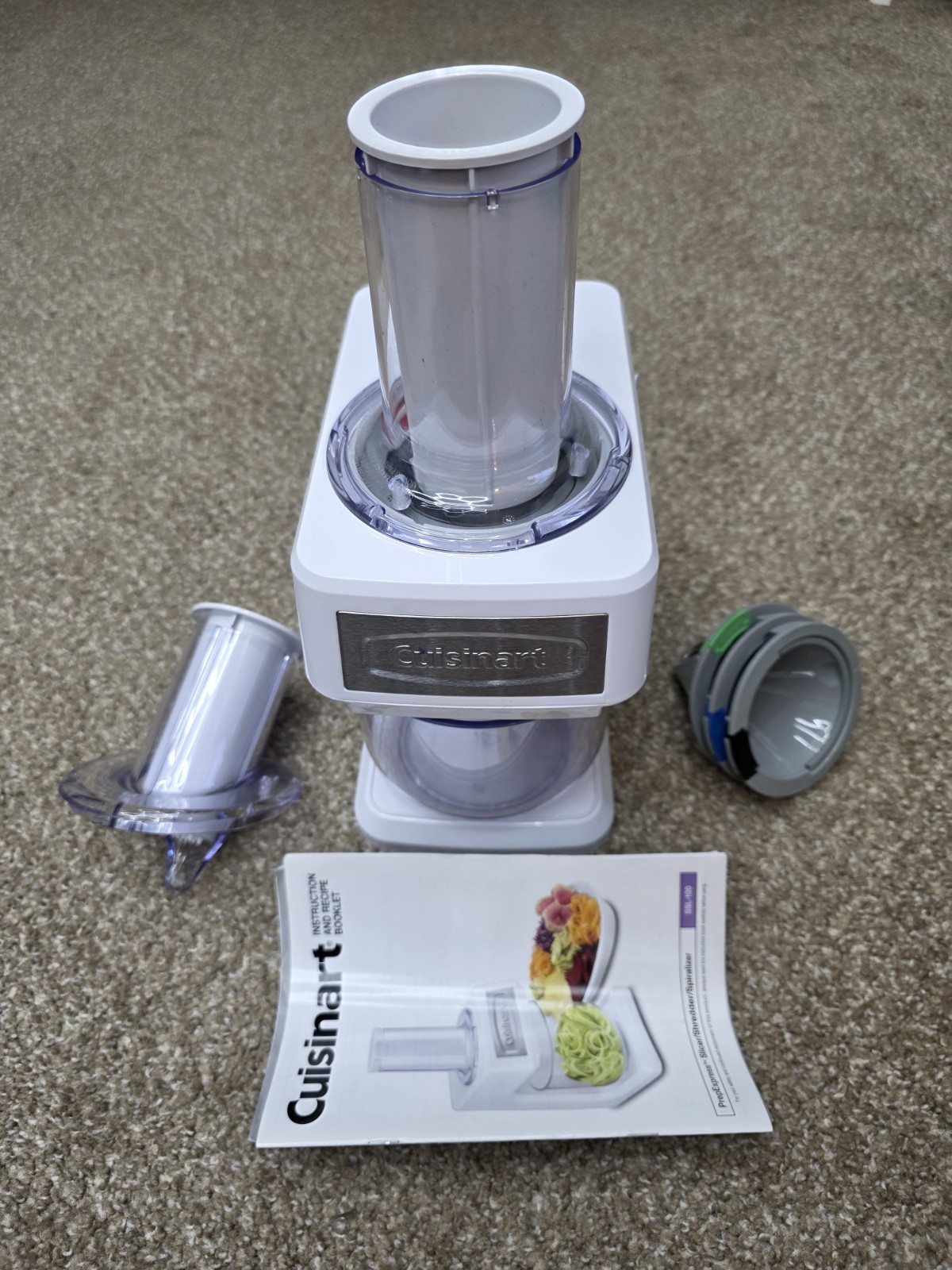 Cuisinart SSL-100 Prep Express Slicer Shredder Spiralizer Food Processor White