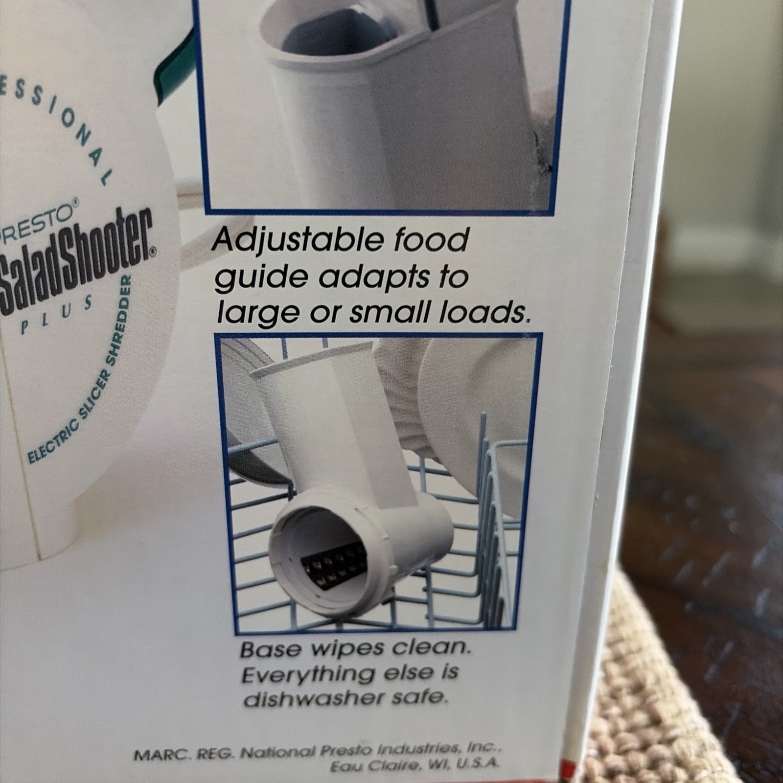 Presto Professional Salad Shooter Plus New Sealed Vegetable Slicer Chip Maker