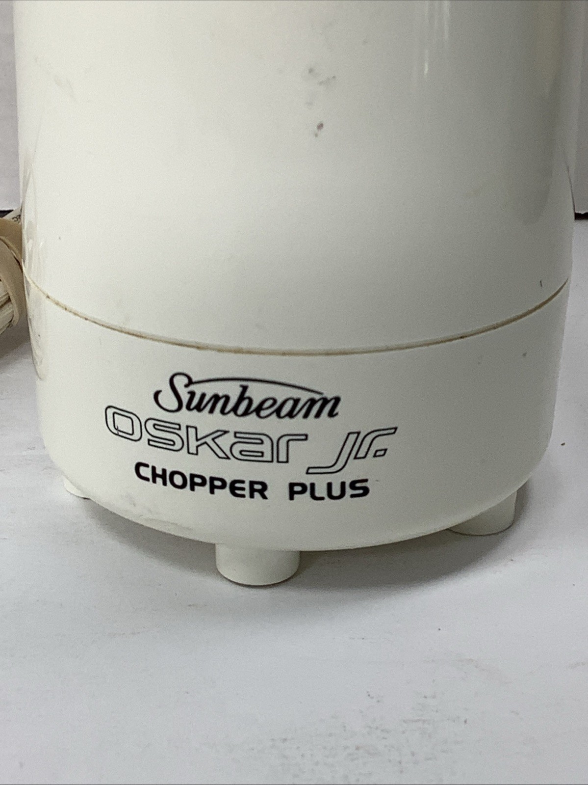 Sunbeam Food Processor Oskar Jr Chopper Plus 14131 Vintage With Bowl & Blade