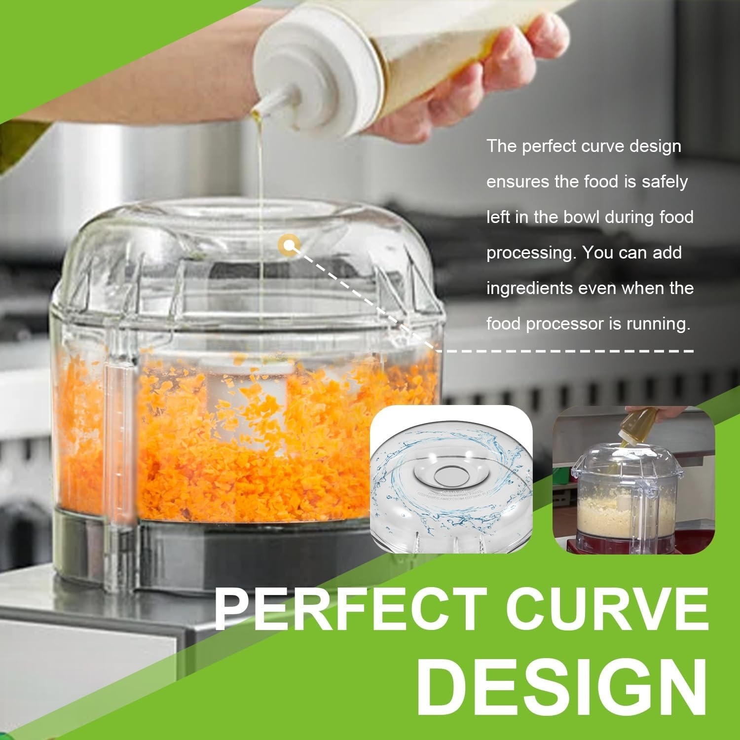 Bowl and Lid, Clear For Robot Coupe Food Processor Cutter 112203, 106458S