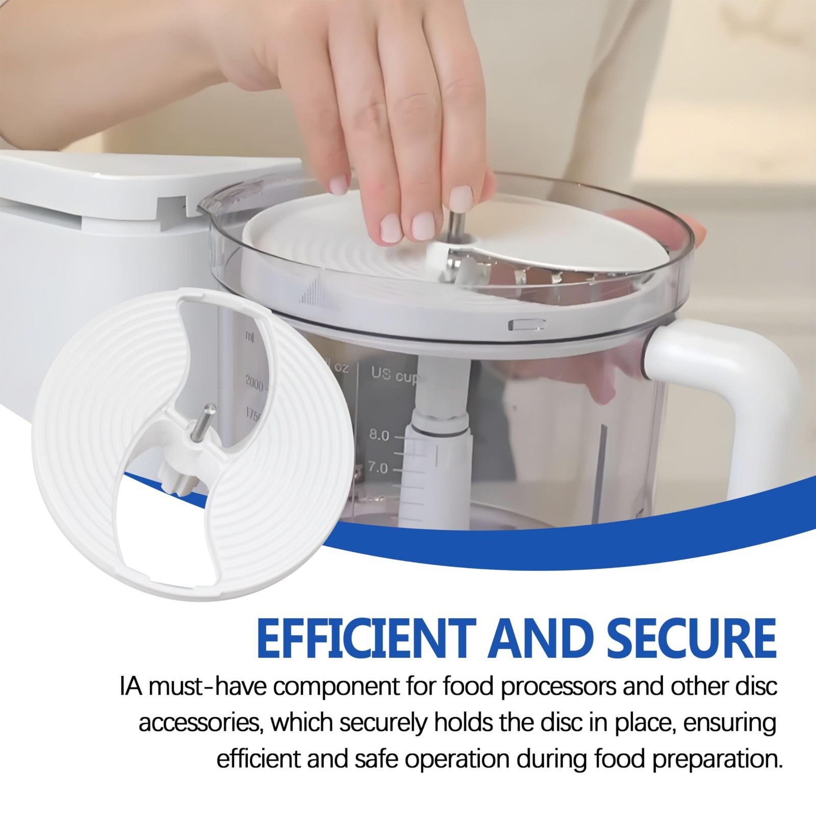 Food Processor Disc Holder Insert Carrier Replacement for K600 K700 K750 FP3010