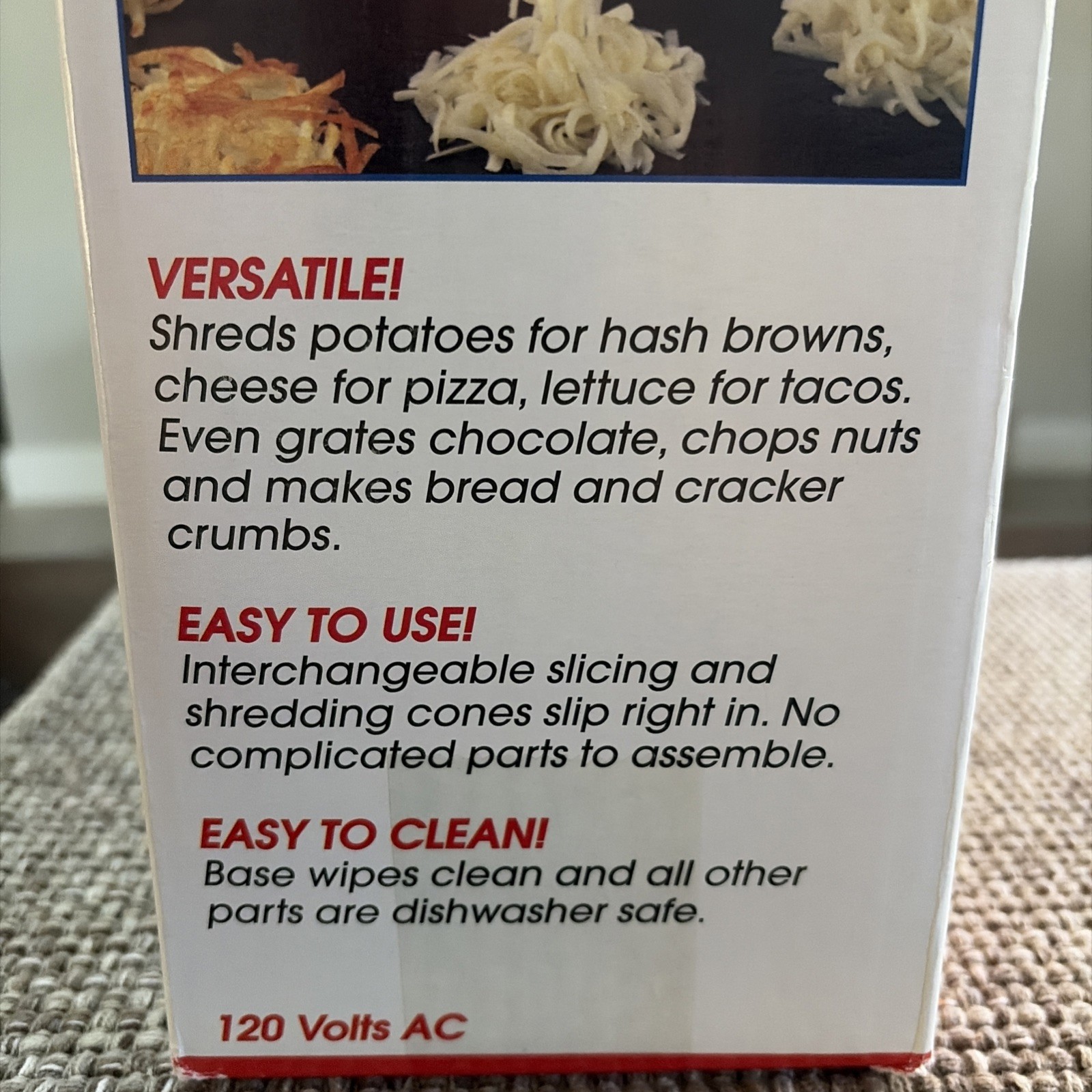Presto Professional Salad Shooter Plus New Sealed Vegetable Slicer Chip Maker