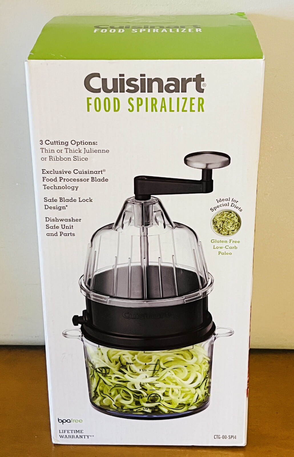 Cuisinart Food Spiralizer Manual Multifunctional Kitchen Gadget New Sealed