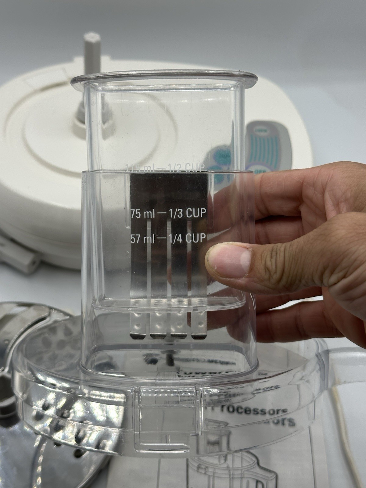 Black & Decker Power Pro FP1000 Full-Size Touch Control Food Processor W/Box!