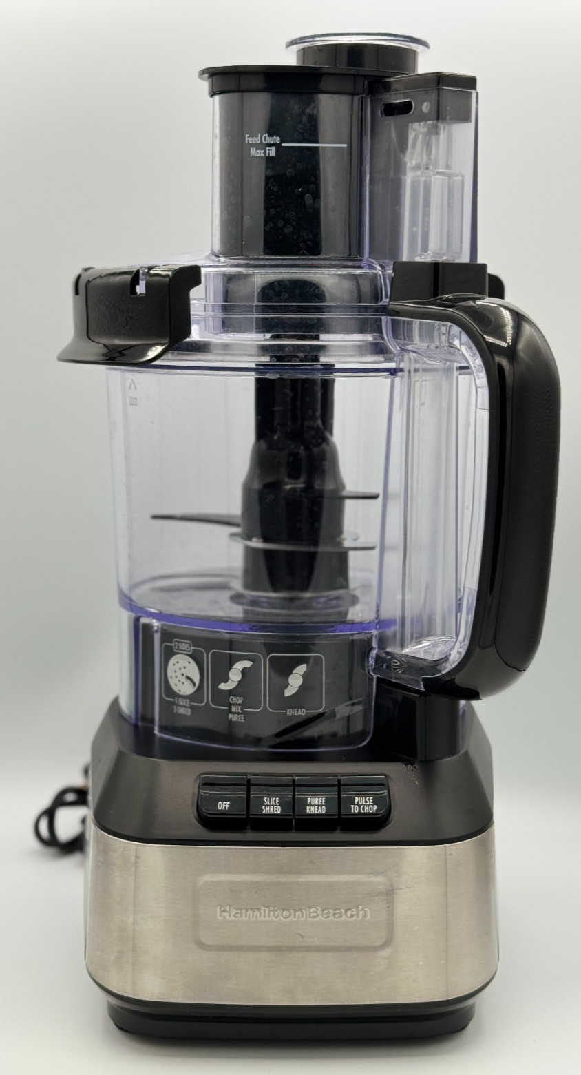 Hamilton Beach Food Processor 70727CE – Black – Tested – Very Good Condition