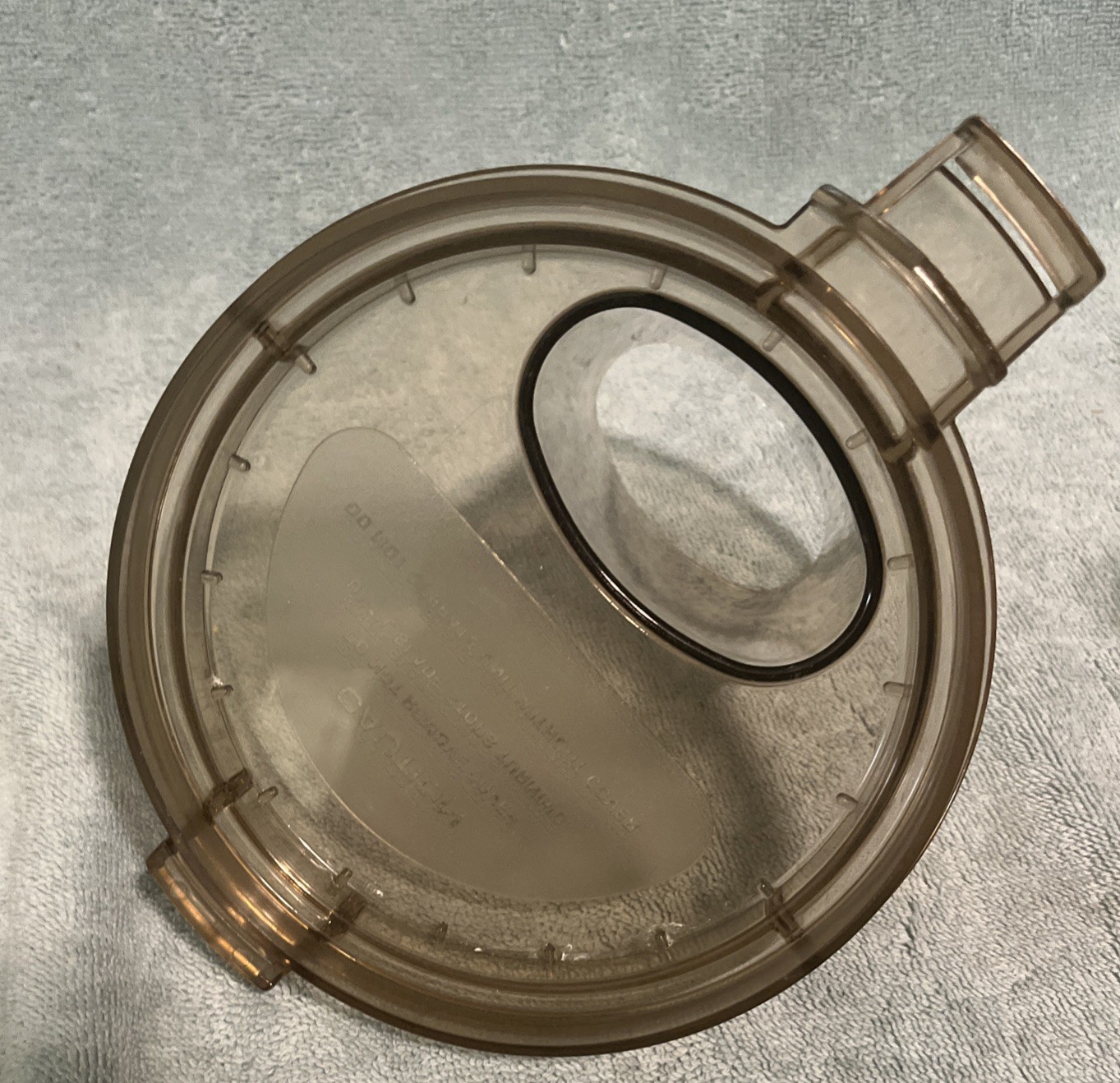 Vtg. Sunbeam Le Chef Food Processor 14-11 Replacement Parts Only Lid & Pusher
