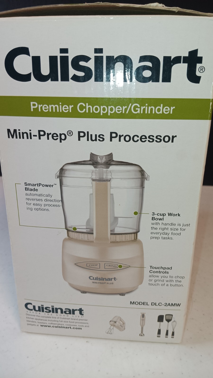 Cuisinart Food Processor Mini-Prep Plus Model DLC-2A Premier Chopper Grinder