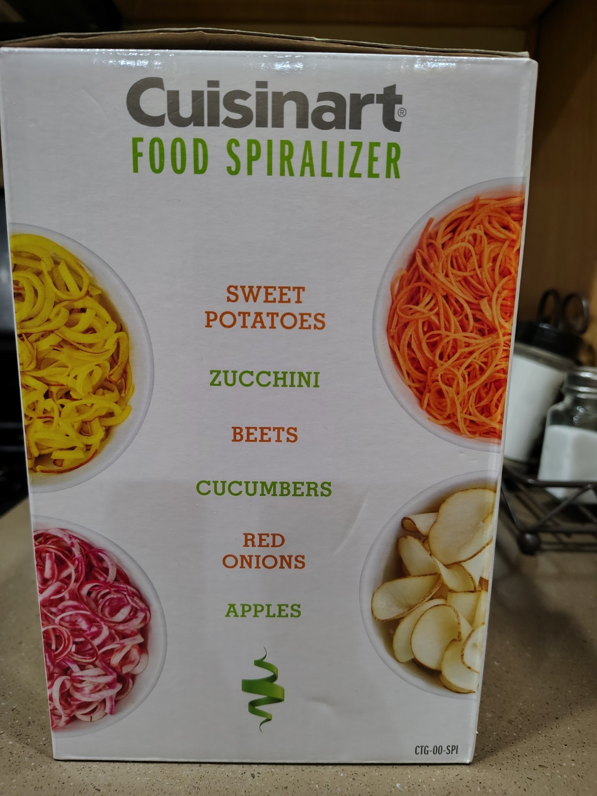 Cuisinart Food Spiralizer 3 Cutting Options Stainless Steel Blade