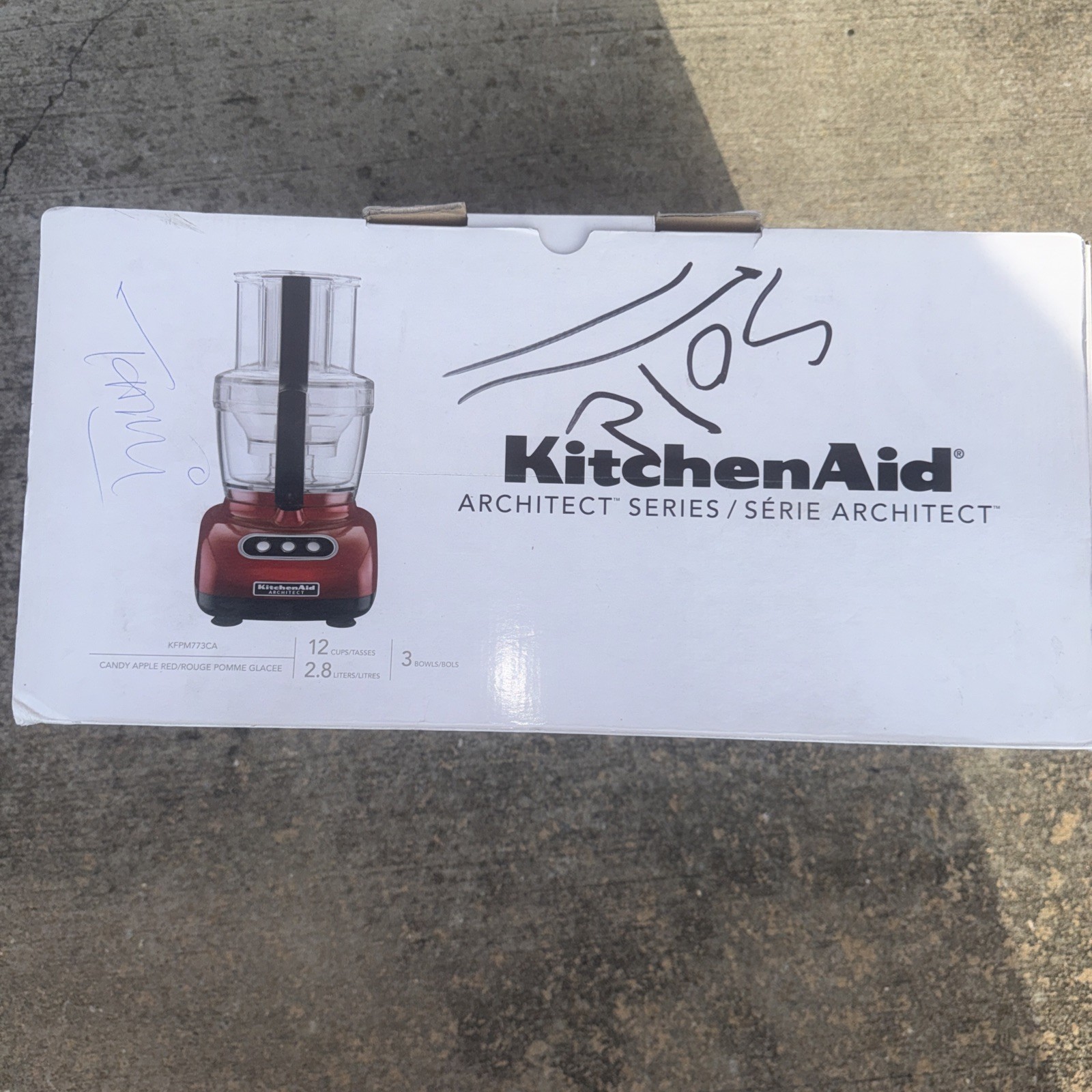 Kitchenaid Architect Series Candy Apple Red Food Processer KFPM773CA 12 Cups
