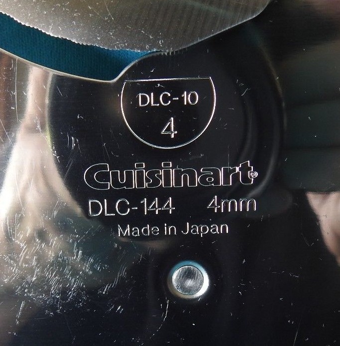 Cuisinart Food Processor DLC-10 Series Metal Disc Replacement DLC-144 4mm