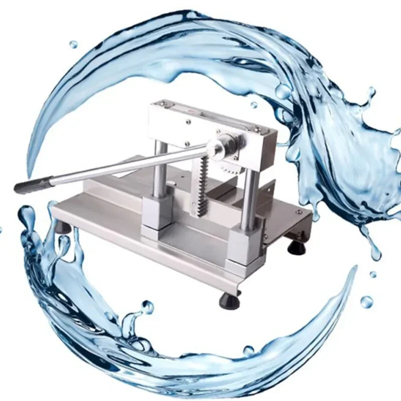 Stainless steel manual guillotine chopper Chopping pig’s hooves tube bone