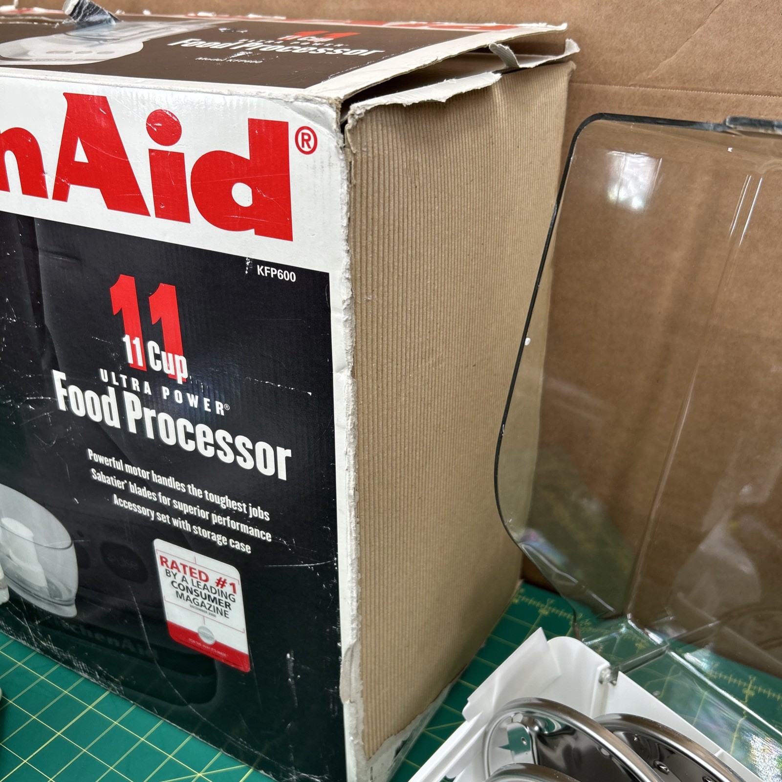 KitchenAid Ultra Power Food Processor 11 Cup KFP-600 WHITE Attachments ORG BOX