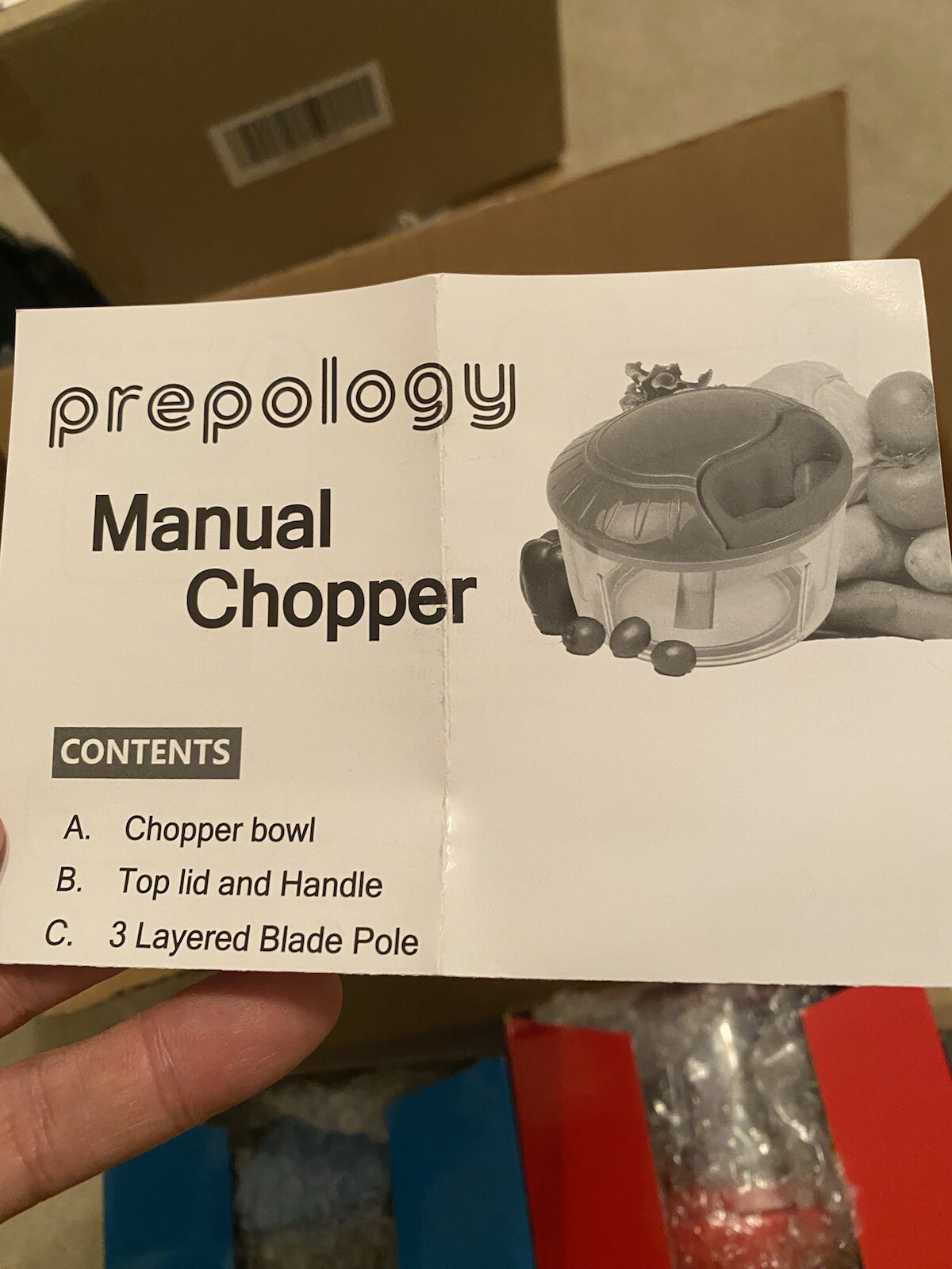 Manual Food Chopper Set Of 3