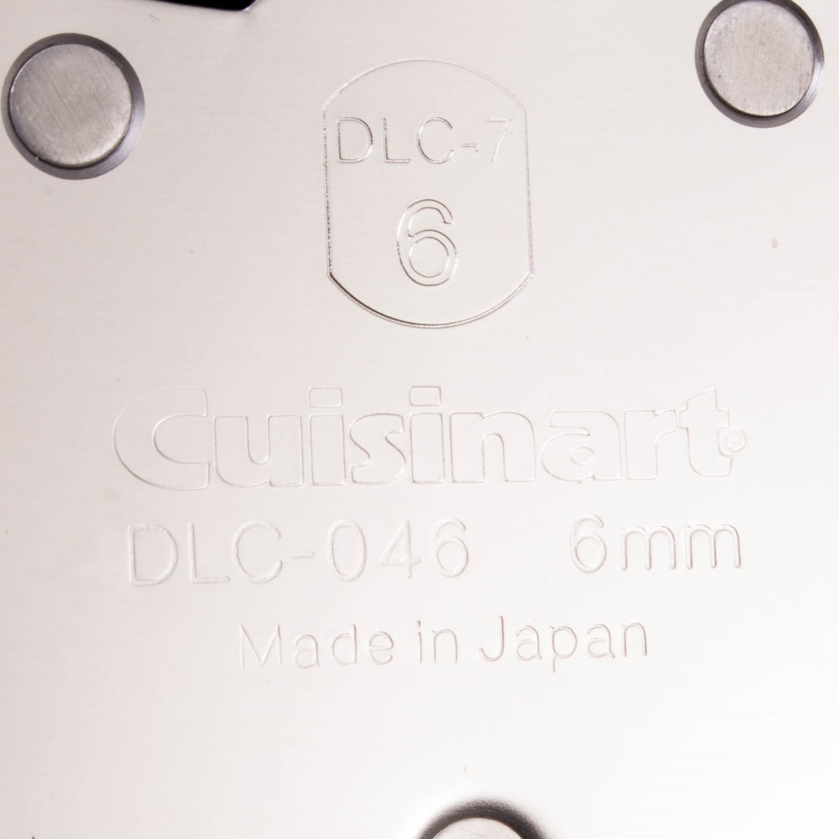 Cuisinart DLC-046 Food Processor Accessory Part 6mm Slicing Disc Only for DLC-7