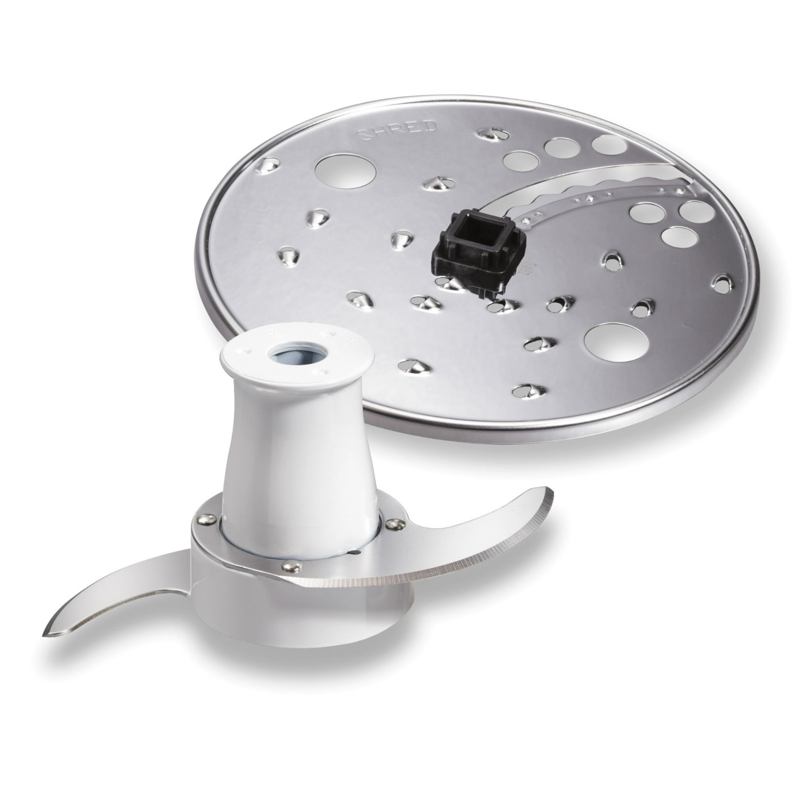 Hamilton Beach 12 Cup Food Processor and Chopper with Stack & Snap Design, White
