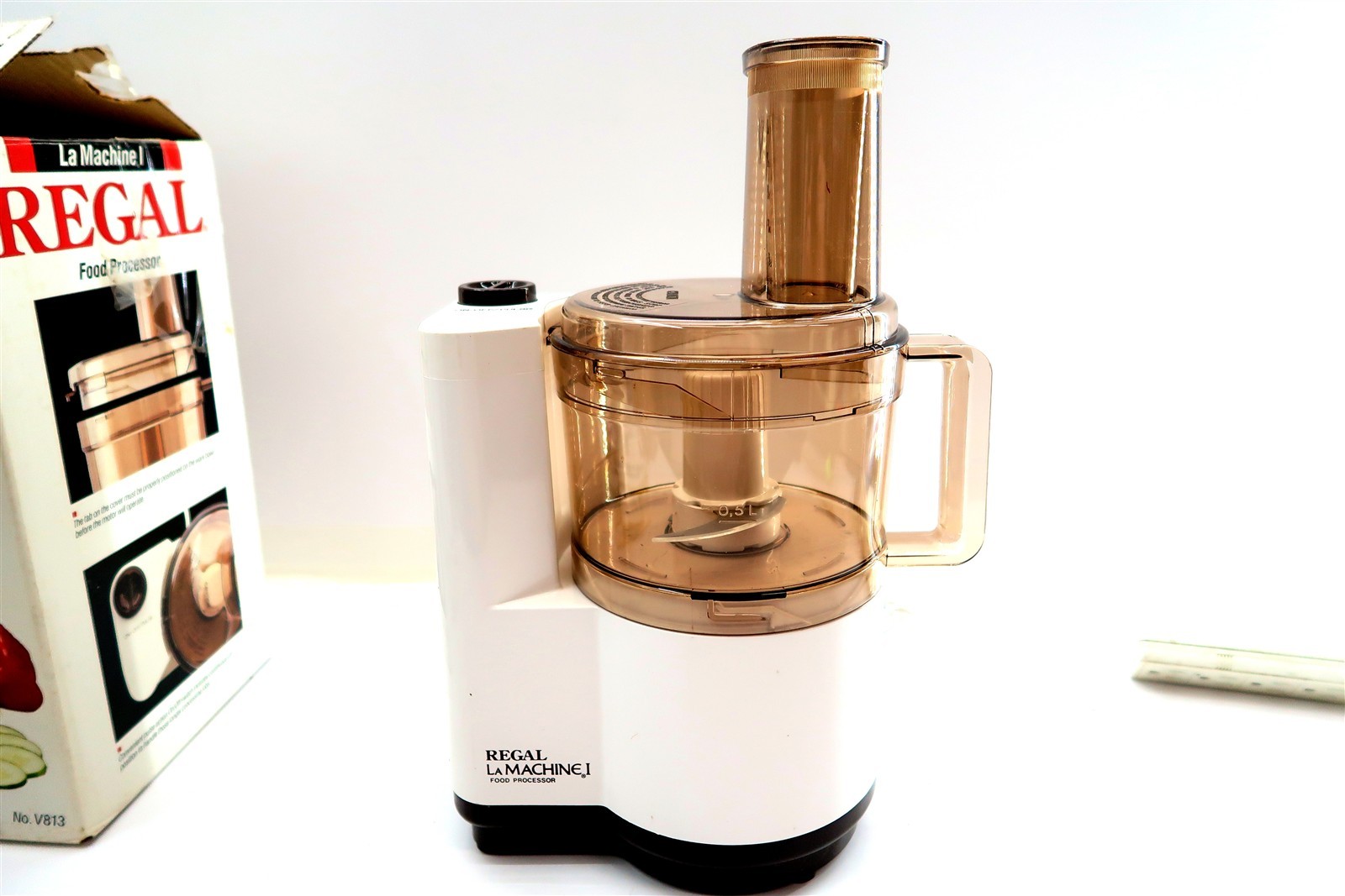 New REGAL La Machine I Food Processor Model V813 in Original Box NOS NIB (n2)