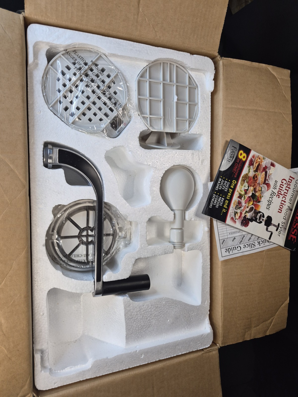 Le Presse Gourmet Food Styler Slicer 8 in 1 Food Processor TR-207-069