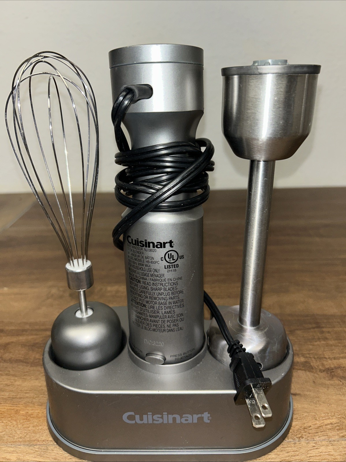 Cuisinart HB-800PC Smart Stick Variable Speed Immersion Hand Blender