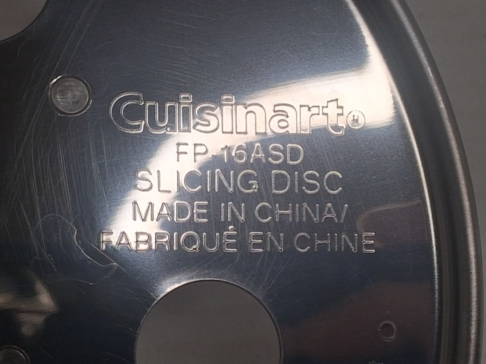 Cuisinart FP-14 FP-16 Food Processor Blades w/ Case Incomplete