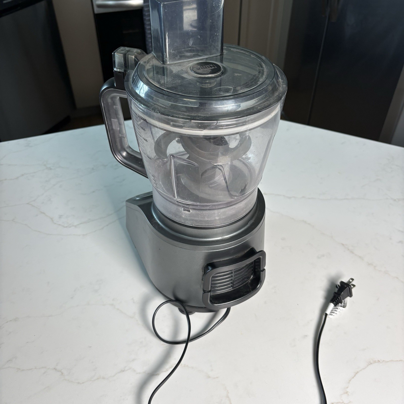 Ninja Auto-iQ Professional 9 Cup 1200W Food Processor Gray Dishwash-Safe TESTED