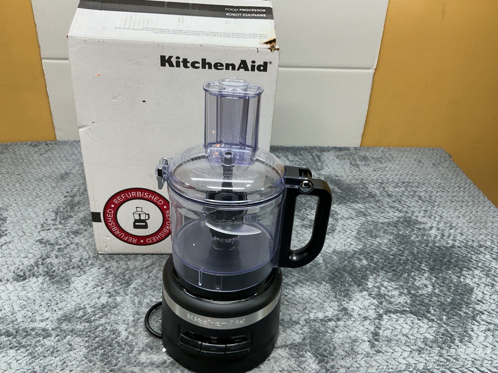 KitchenAid RKFP0718 7 Cup Food Processor Bundle Refurbished Clean