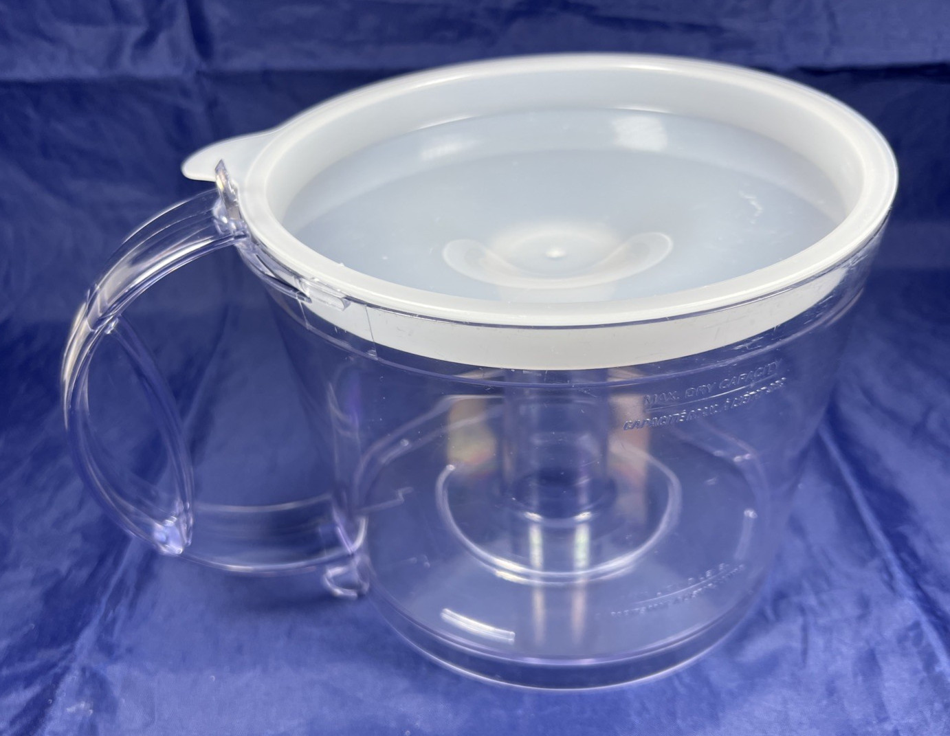 GE Food Processor 106622F Replacement Part Set: Work Bowl & Storage Cover