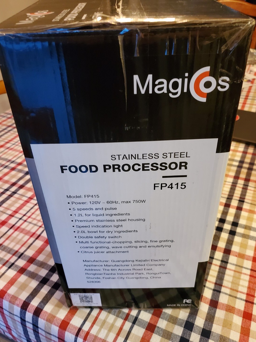 MAGICCOS 8-Cup Citrus Juicer Food Processor – 7 Functions