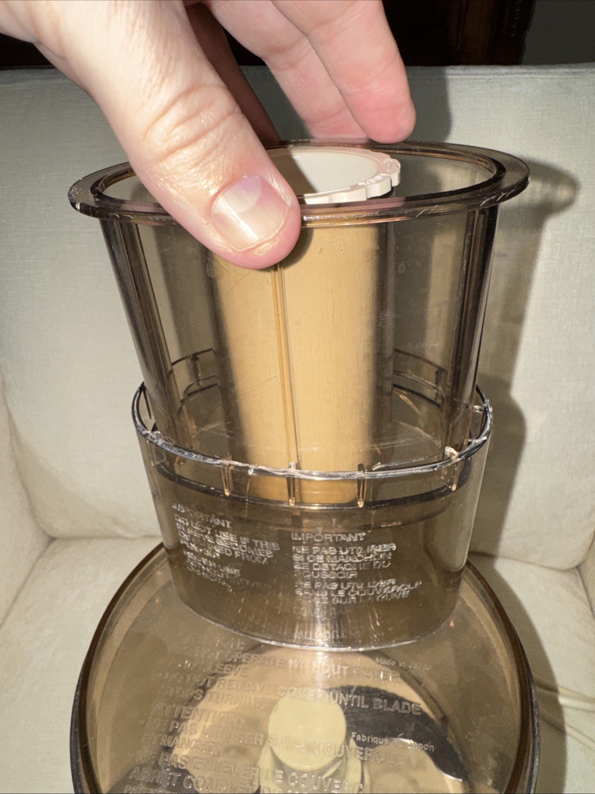 Vintage Cuisinart Food Processor DLC-7e Tested &Works (read)