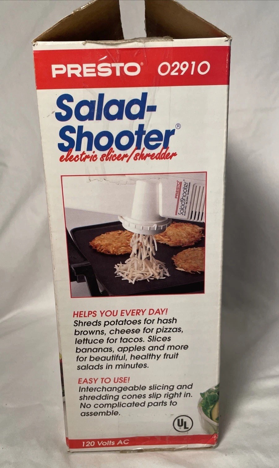 Presto Professoinal SaladShooter Plus Electric Slicer-Shredder