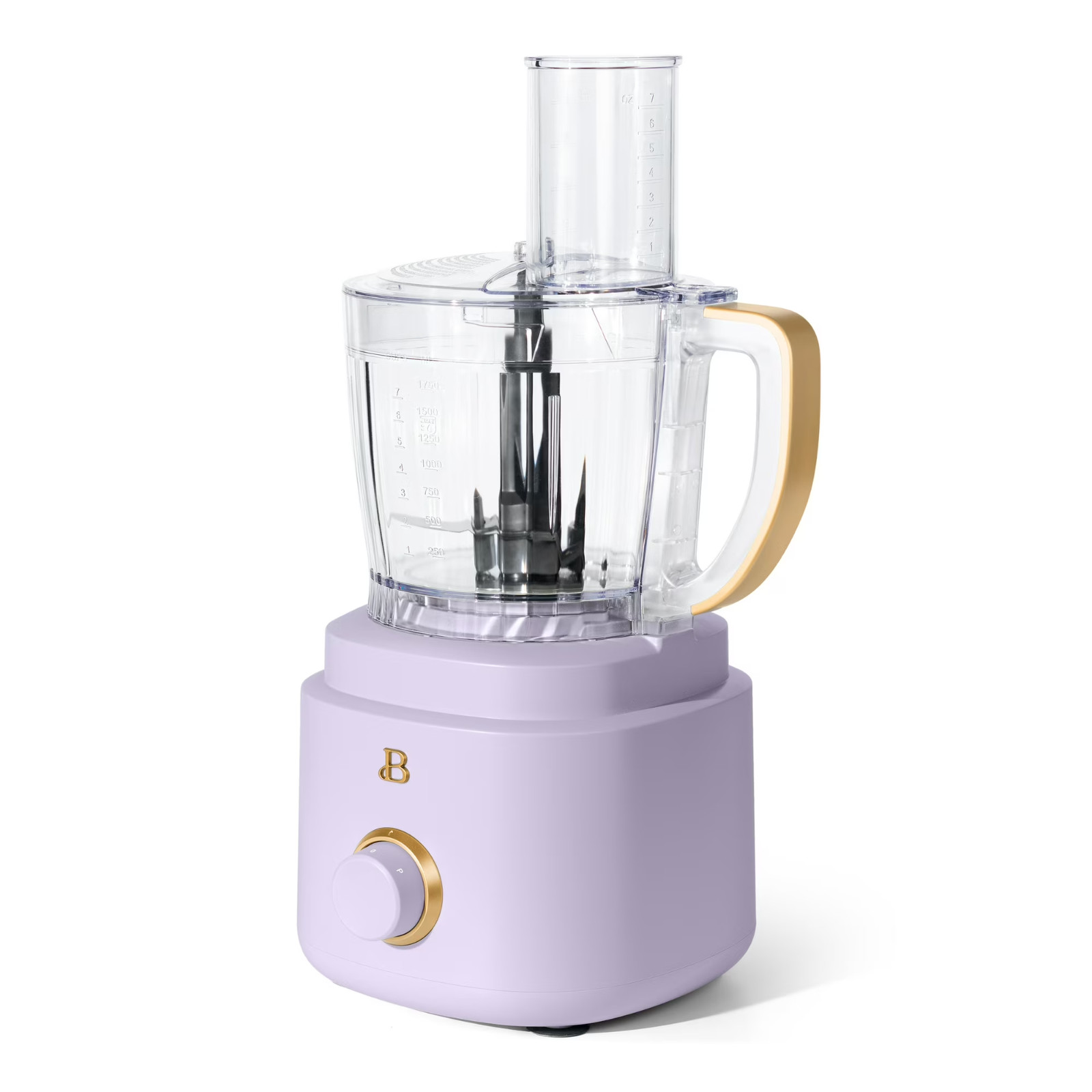 Beautiful 10-Cup Food Processor with Accessories, Lavender by Drew Barrymore