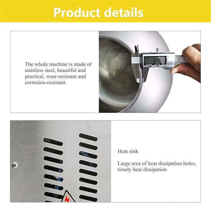 110V Commercial Small Sugar Candy Coating Machine roller Chocolate Ball Maker