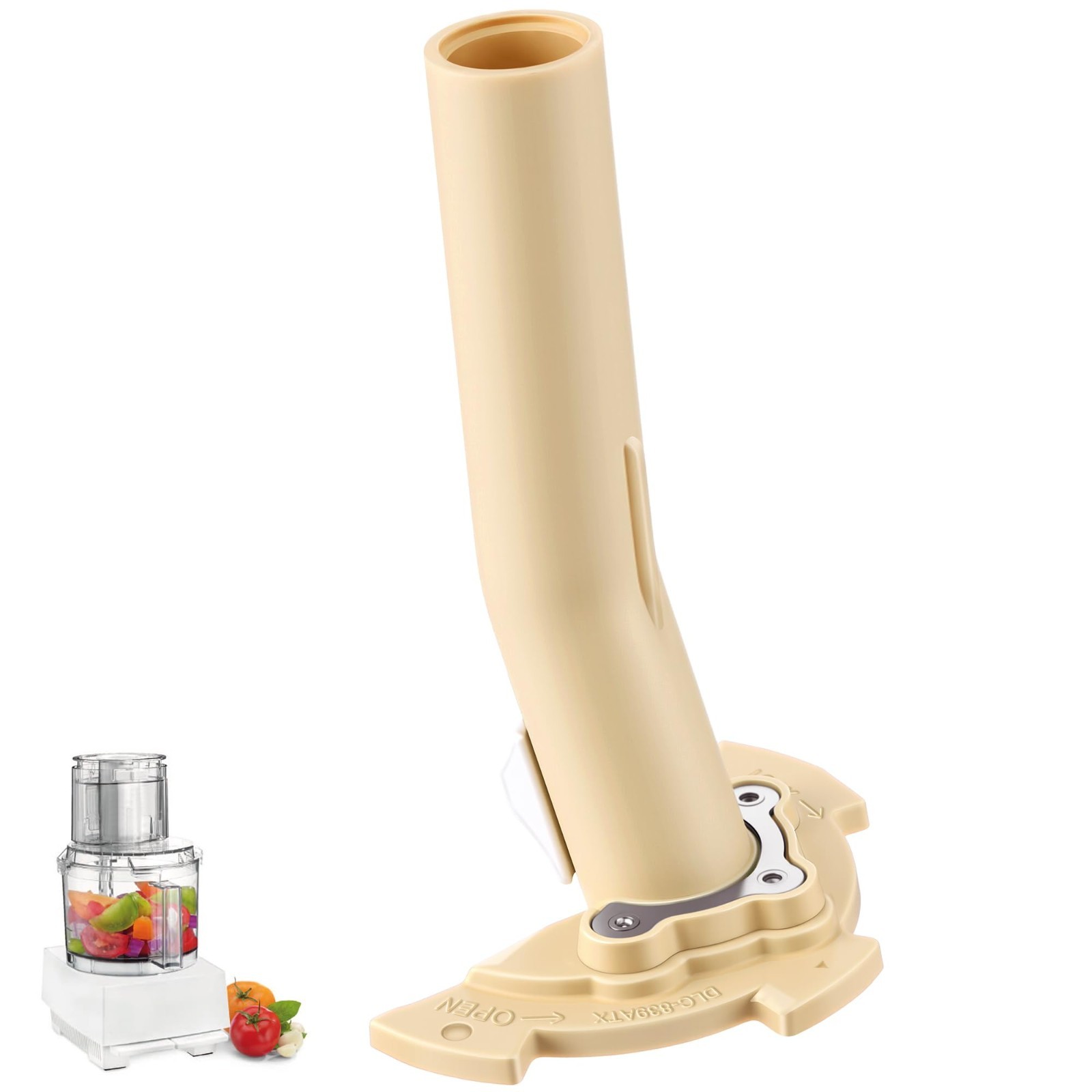 Replacement Parts for 11 Cup Food Processors – Detachable Stem Compatible DLC-83