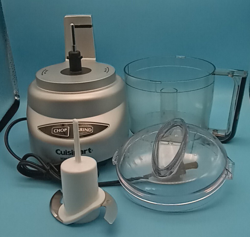 Cuisinart 4 Cup Mini Prep Plus Food Processor, Brushed Stainless, Tested
