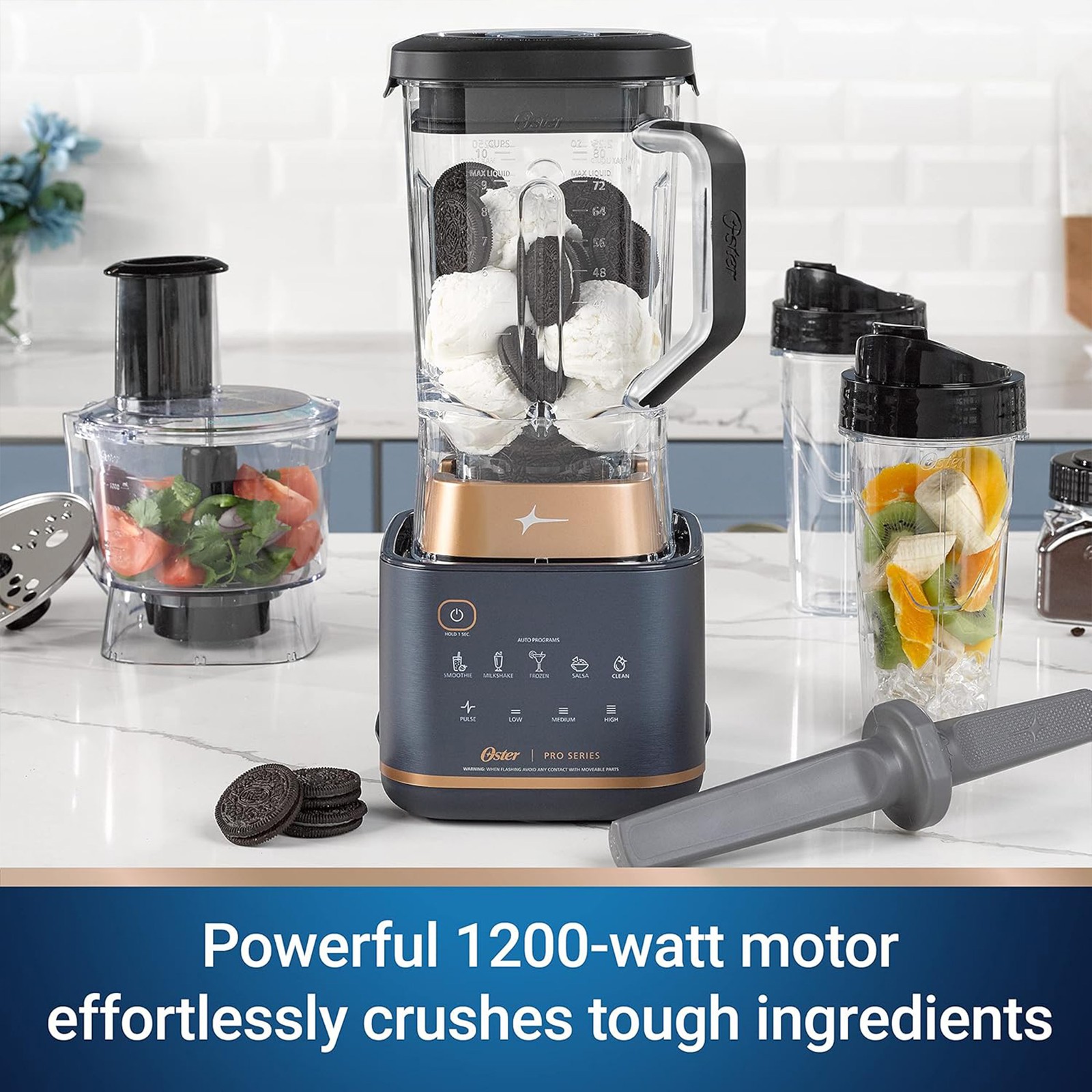 Oster Pro Series Kitchen System with XL 9 Cup Tritan Jar for Kitchen (For Parts)