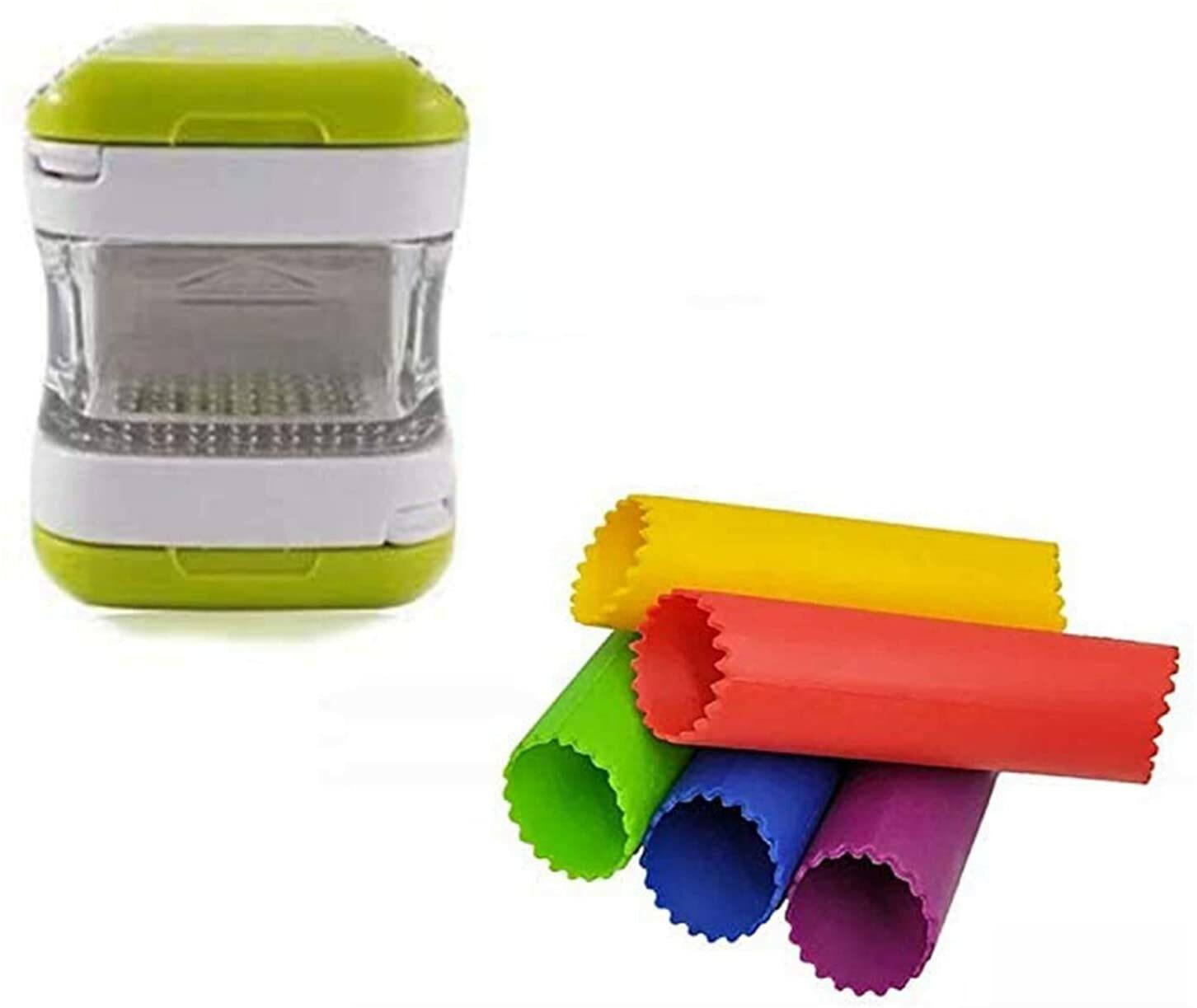 Angel’s peel lounge Multipurpose Garlic chopper with one free peeler Mincers