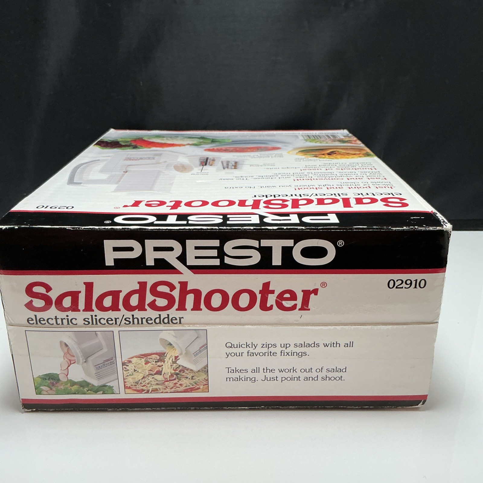 Presto Salad Shooter Electric Food Slicer Shredder 02910 Vintage New Sealed