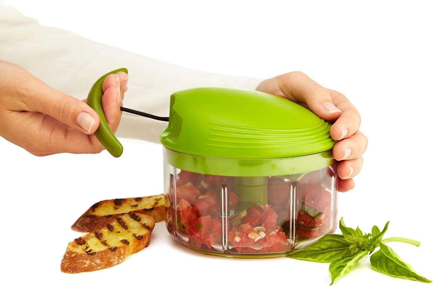 Pull Chop Food Processor – Quick Chopper with Cord Mechanism