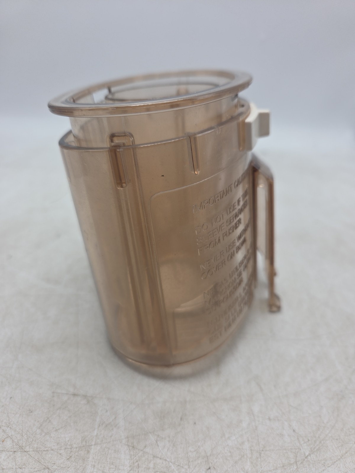 Cuisinart DLC-10 Food Processor Chute Assembly Replacement Part DLC-118B