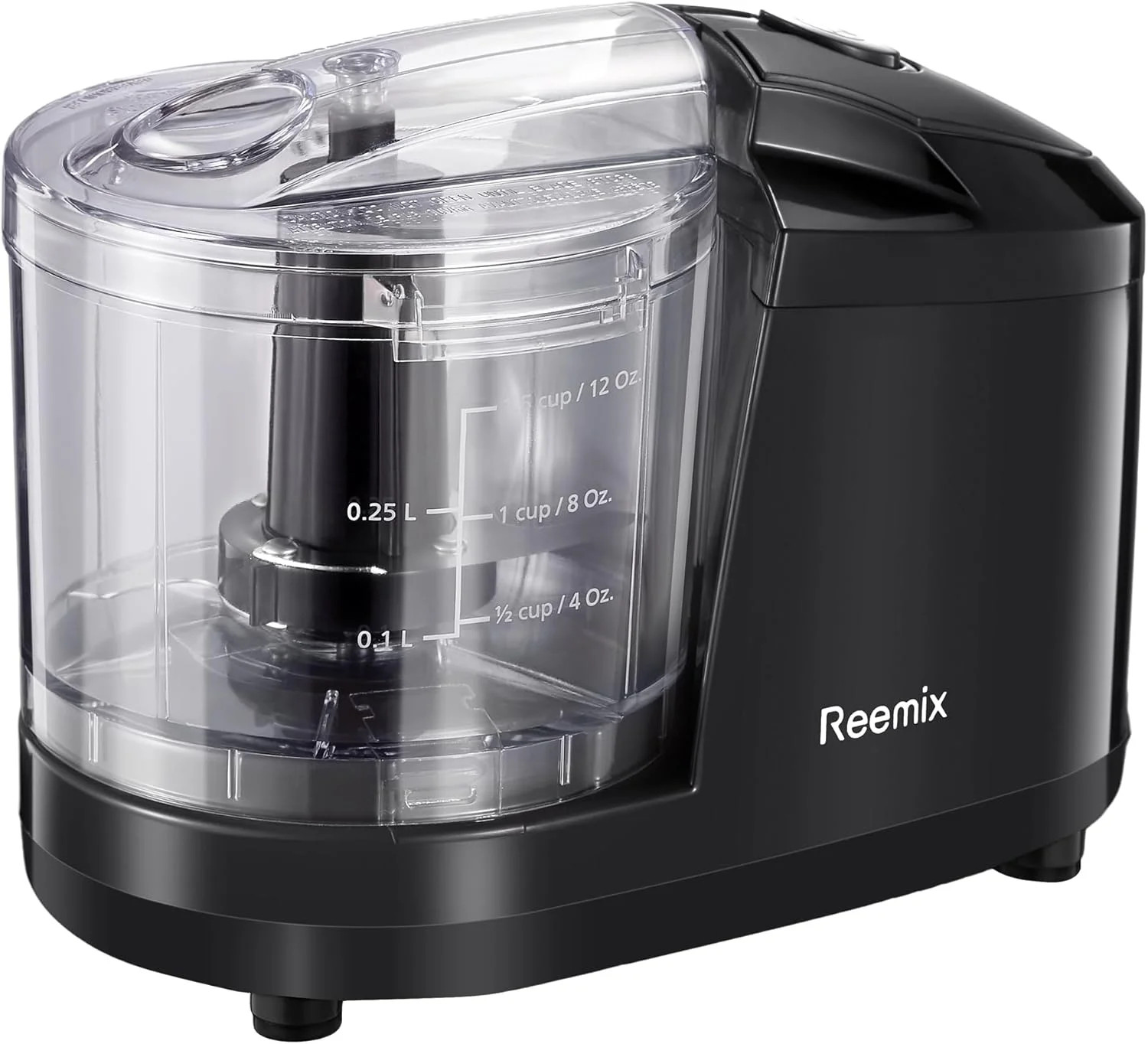 Reemix 1.5-Cup One-Touch Electric Food Chopper, 100W Mini Food Processor Meat Gr