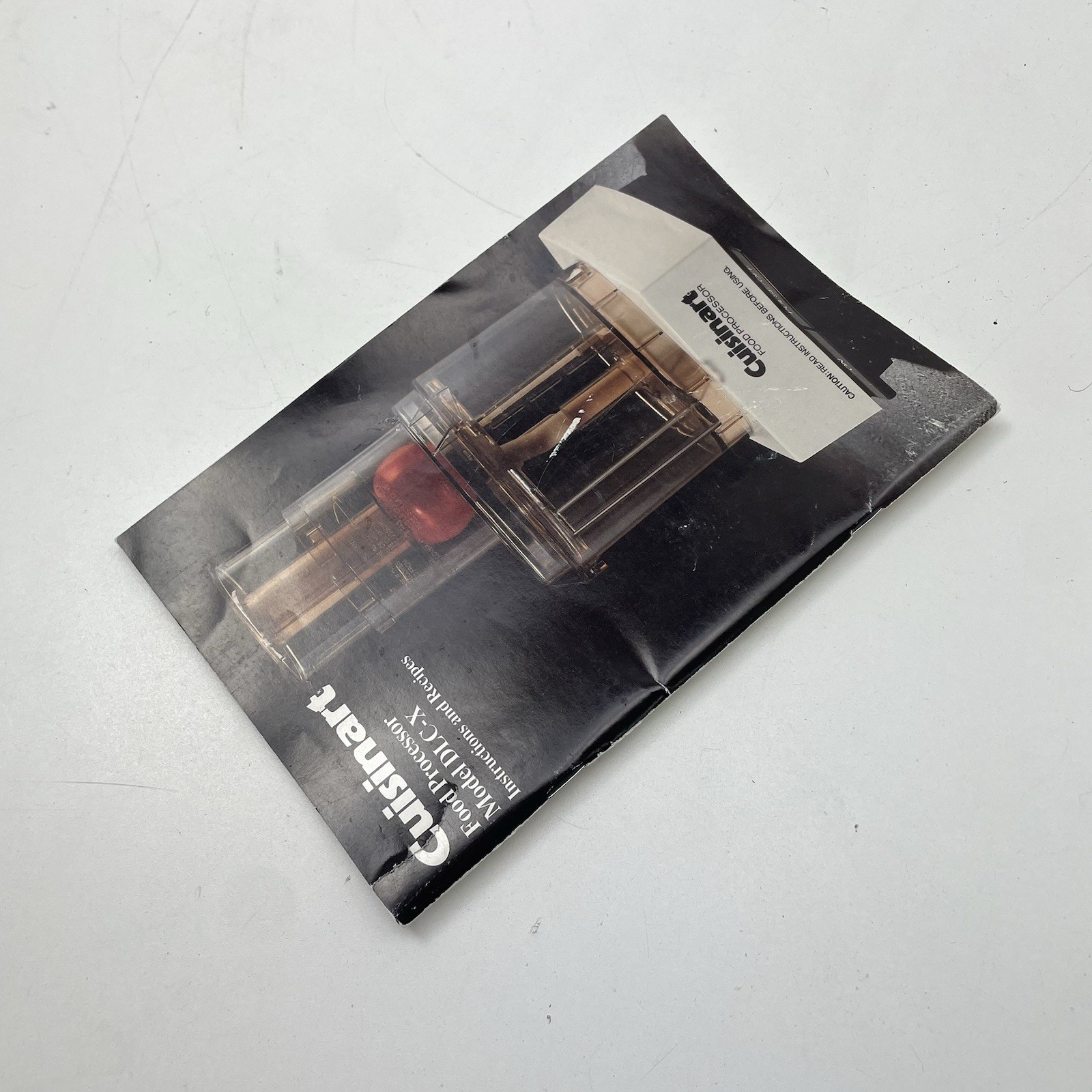 Cuisinart Original Food Processor Manual Booklet Recipe Model DLC-X