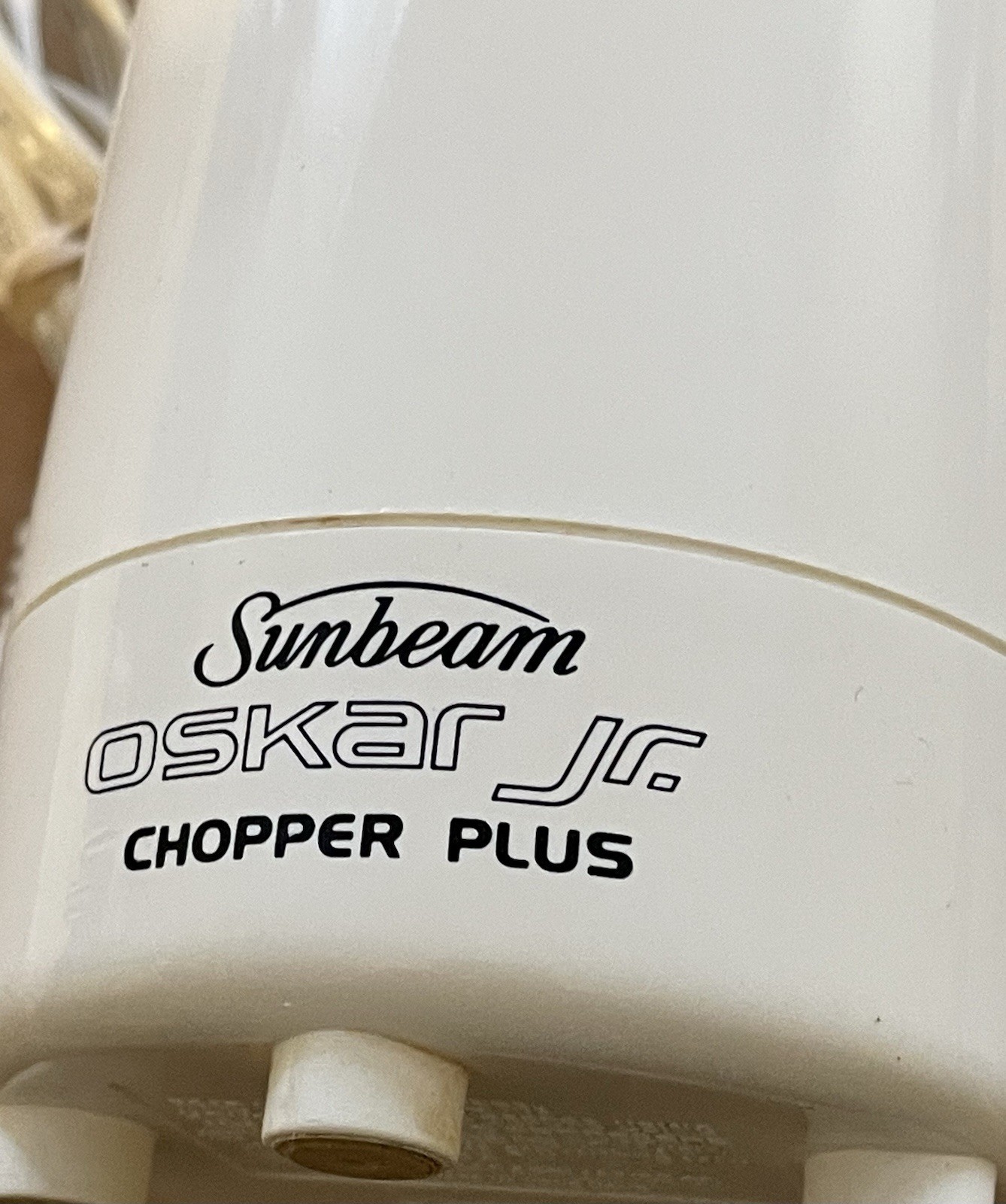 VINTAGE SUNBEAM OSKAR Jr. CHOPPER PLUS MODEL 14131 FOOD PROCESSOR