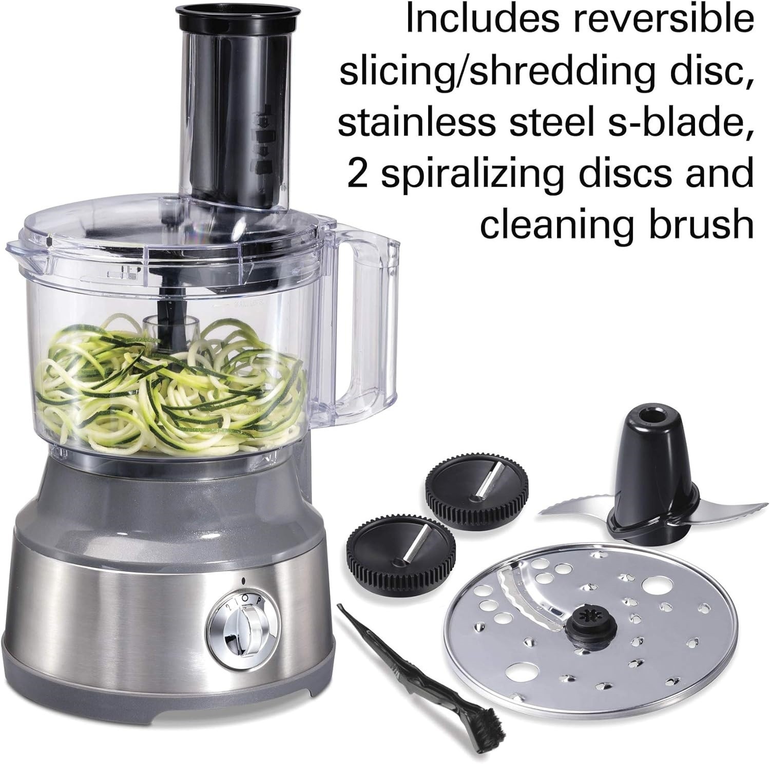 Picadora de verduras para rebanar, triturar, picar y hacer puré, 10 tazas US NEW