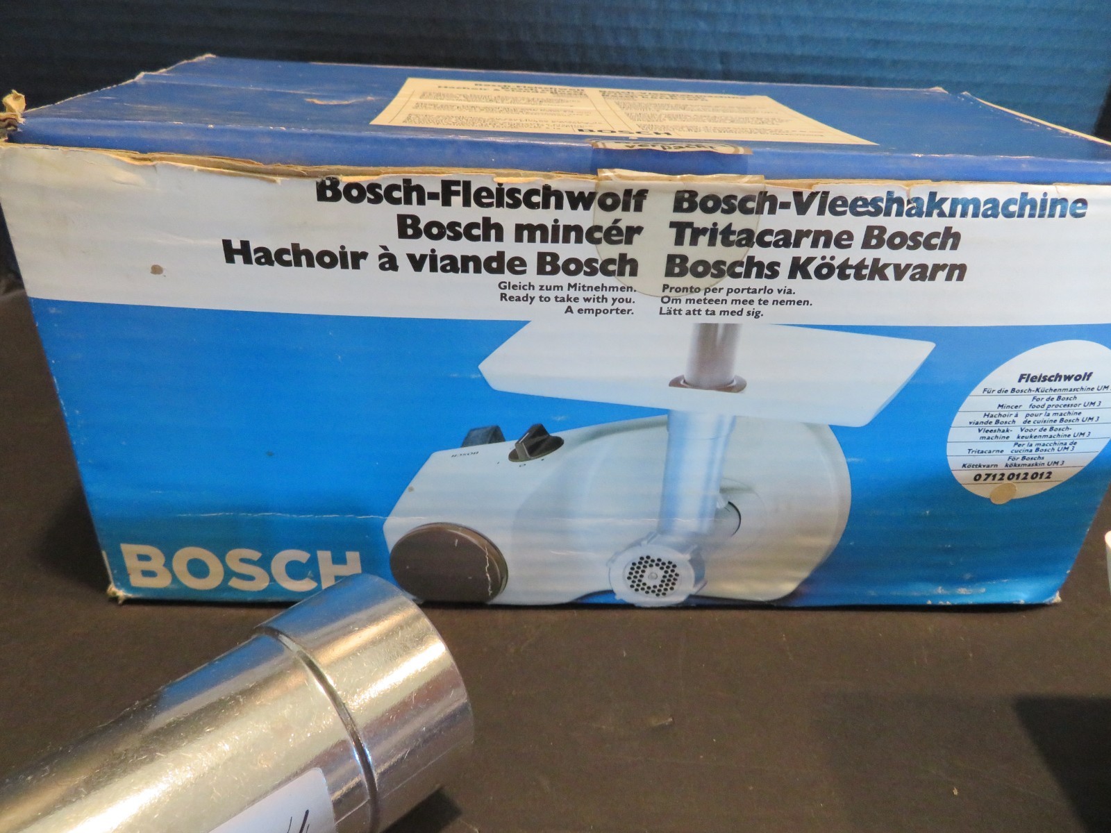 Bosch Mincer Attachment for Bosch Food Processor UM3 – Missing Pusher –