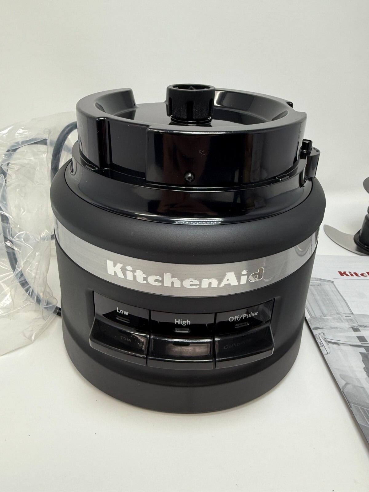 Kitchen Aid 7 Cup Food Processor Model E105402 Complete Never used
