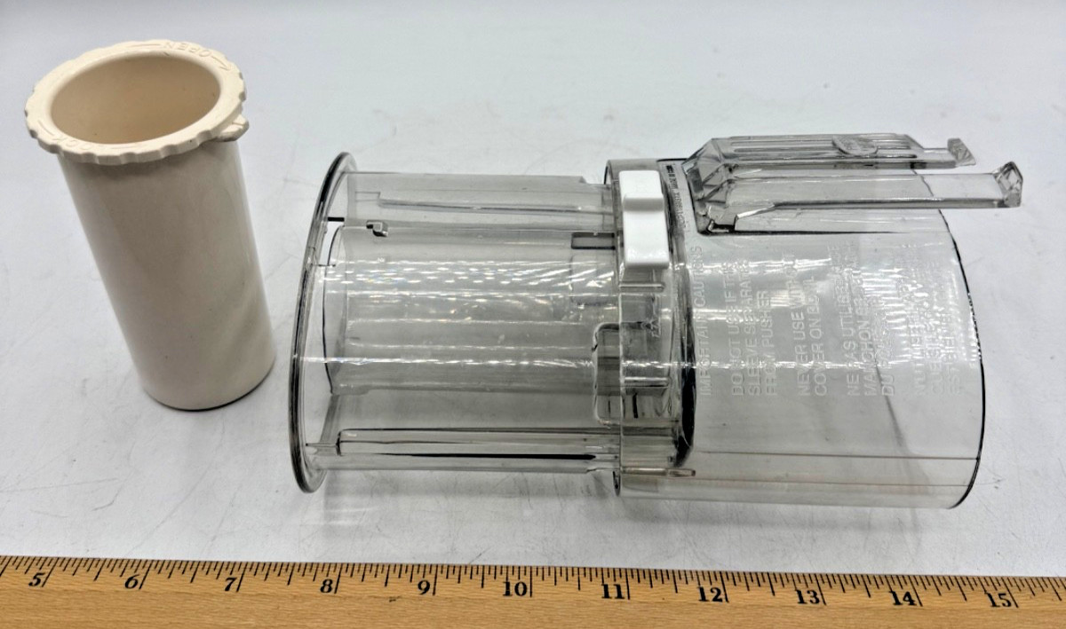 Cuisinart DLC-118BGTX Pro Classic DLC-10S TX Food Processor Sleeve Chute Pusher