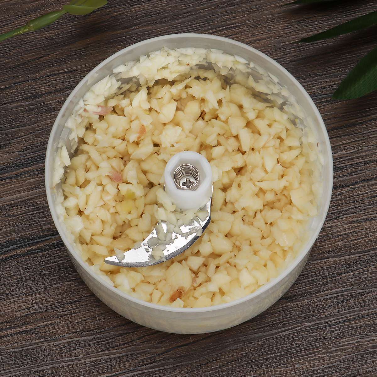 250ML+100ML Mini Electric Garlic Food Chopper Grinder Blender USB Rechargeable